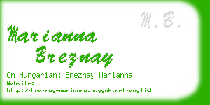 marianna breznay business card